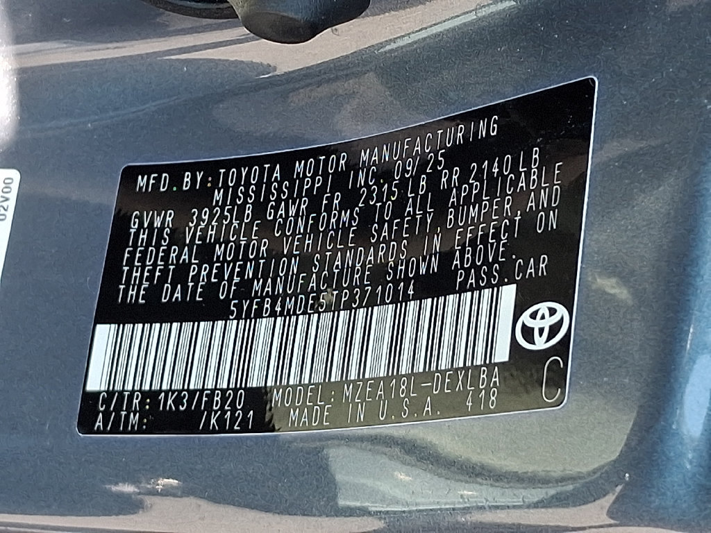Used 2026 Toyota Corolla LE FWD image 28