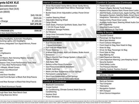 Used 2024 Toyota bZ4X AWD w/ Weather Package image 16