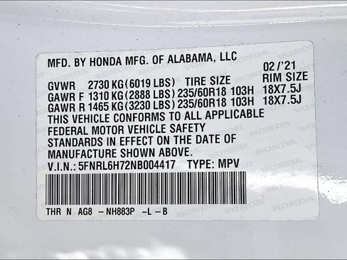 Used 2022 Honda Odyssey EX-L image 14