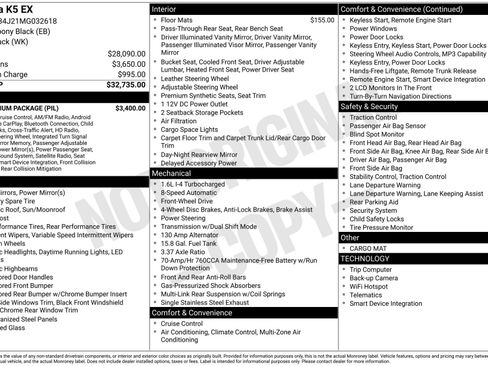 Used 2021 Kia K5 EX w/ EX Premium Package image 5