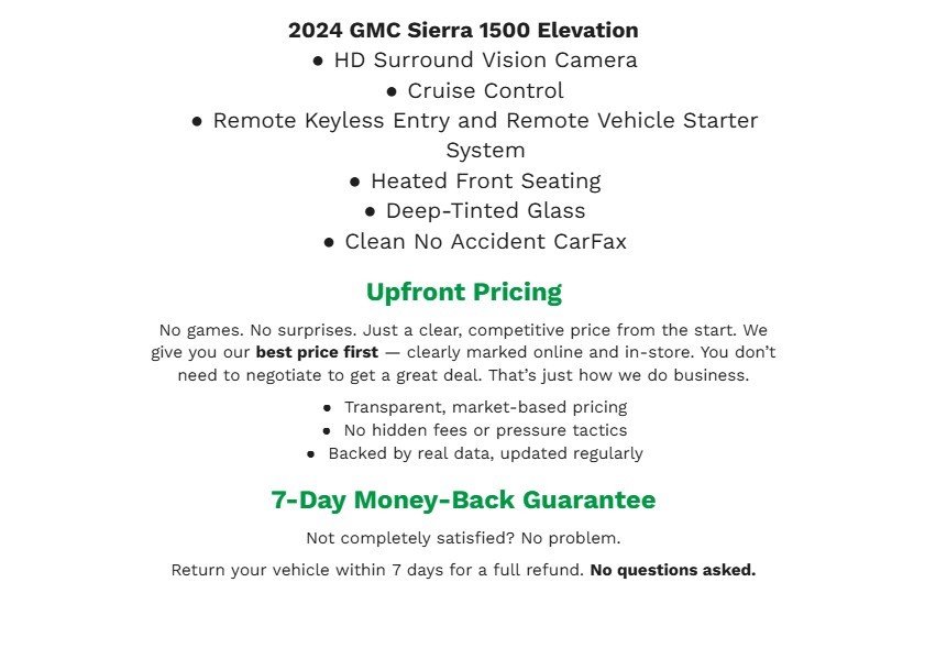 Used 2024 GMC Sierra 1500 Elevation AWD/4WD image 2