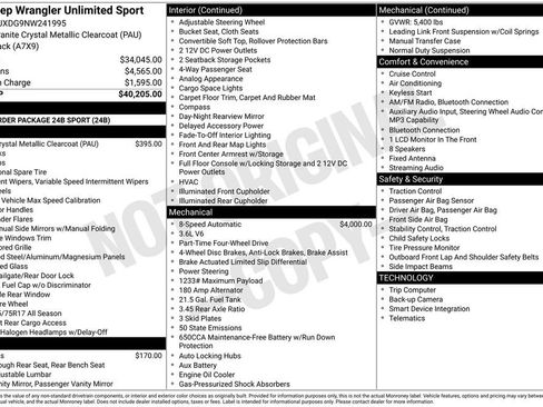 Used 2022 Jeep Wrangler Unlimited Sport image 12