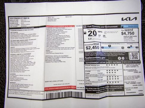 Used 2020 Kia Stinger GT1 image 42