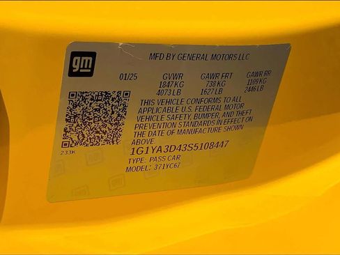 Used 2025 Chevrolet Corvette 1LT image 29