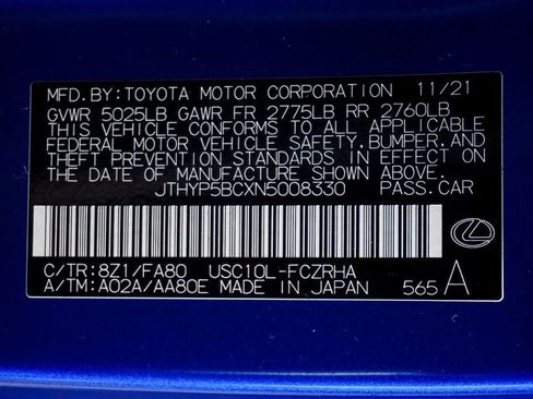 Used 2022 Lexus RC F Track Edition RWD image 18