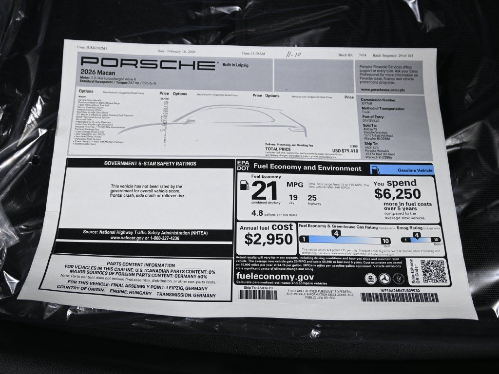 Used 2026 Porsche Macan AWD/4WD image 44