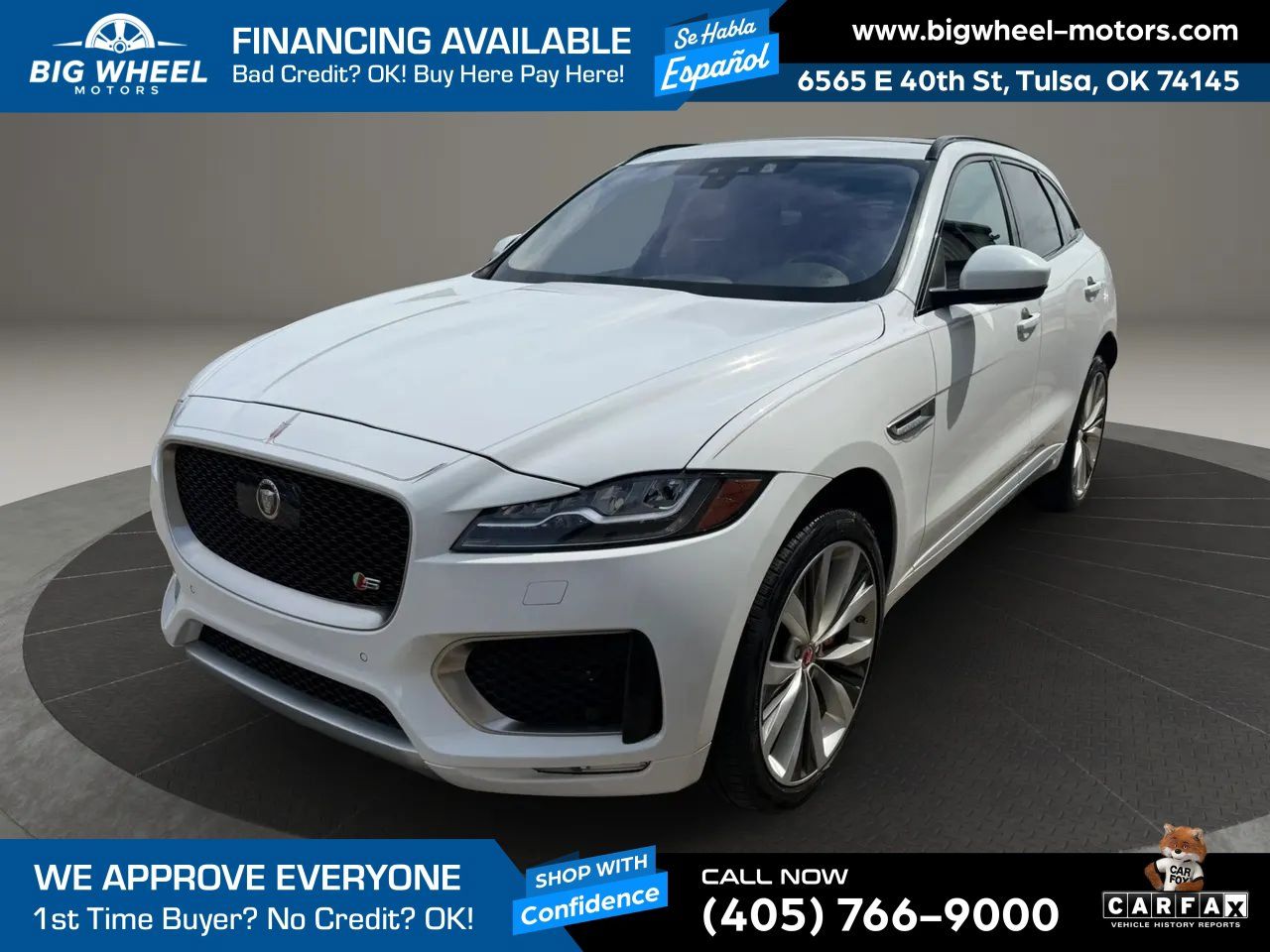 Used 2020 Jaguar F-PACE S AWD/4WD image 1