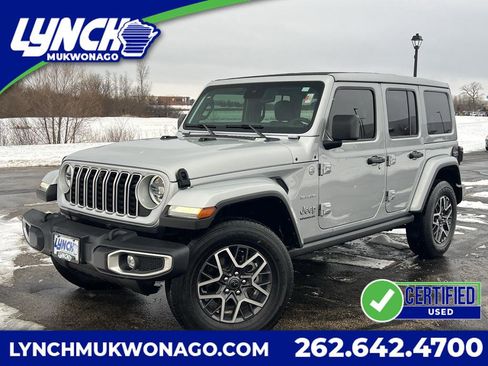 Used 2024 Jeep Wrangler Sahara w/ Technology Group image 1