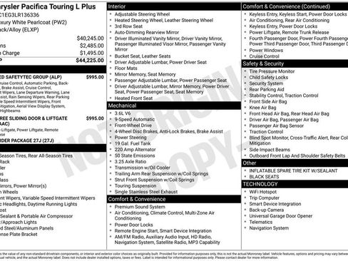 Used 2020 Chrysler Pacifica Touring-L Plus FWD image 9