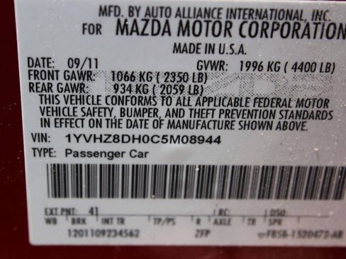 Used 2012 MAZDA MAZDA6 i Touring FWD image 10