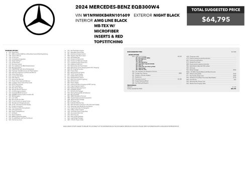 Used 2024 Mercedes-Benz EQB 300 4MATIC image 2