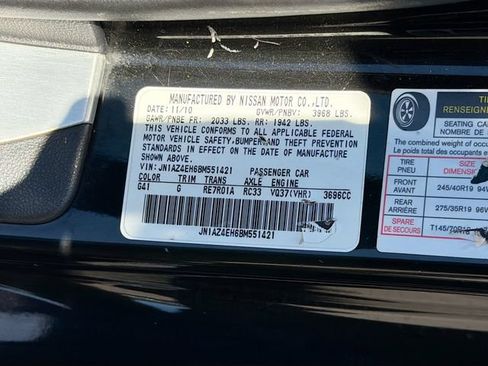 Used 2011 Nissan 370Z Touring w/ Sport Pkg RWD image 30