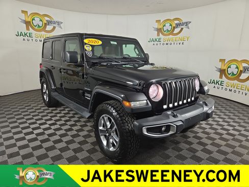 Used 2020 Jeep Wrangler Unlimited Sahara AWD/4WD image 1