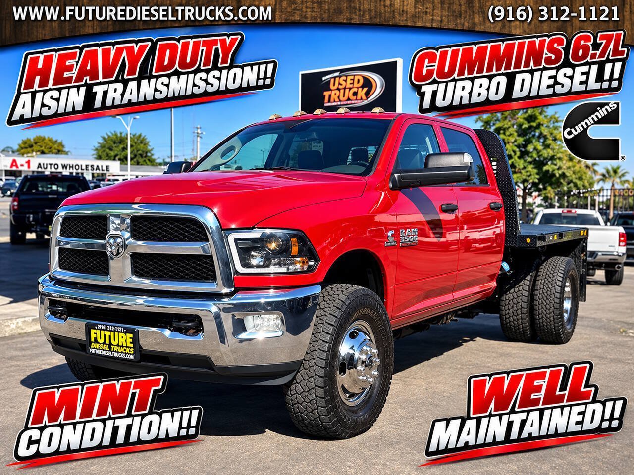 Used 2018 RAM 3500 Tradesman w/ Chrome Appearance Group AWD/4WD image 1