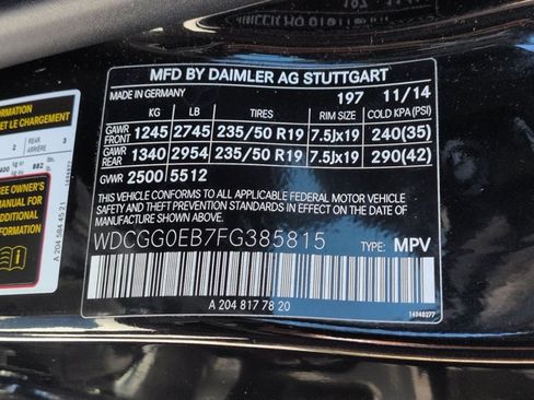 Used 2015 Mercedes-Benz GLK 250 BlueTEC 4MATIC image 2