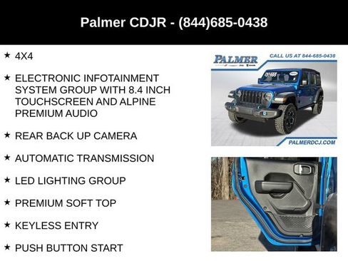 Used 2022 Jeep Wrangler Unlimited Rubicon 4xe image 6