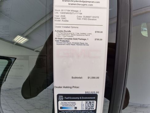 New 2026 GMC Acadia Elevation w/ Black Edition image 35