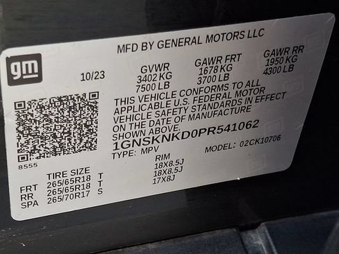 Certified 2023 Chevrolet Tahoe LT AWD/4WD image 27