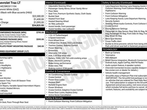Used 2024 Chevrolet Trax LT w/ Driver Confidence Package FWD image 9