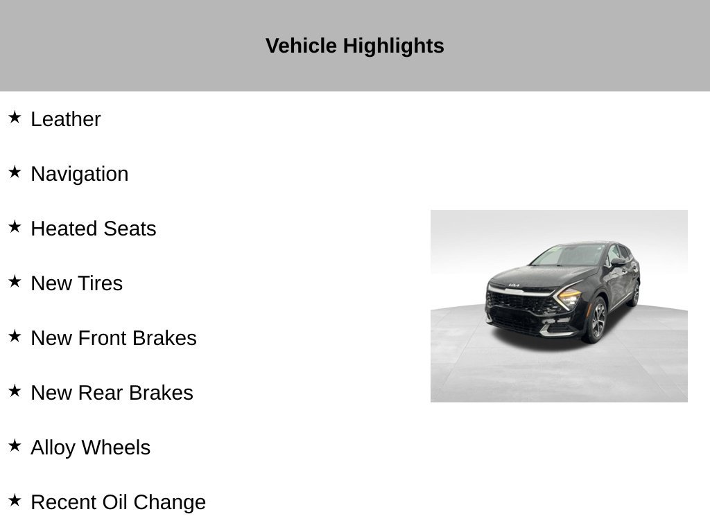 Certified 2024 Kia Sportage EX FWD image 10