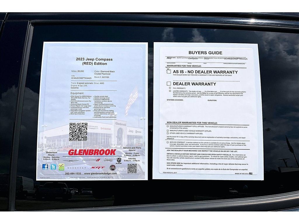 Certified 2023 Jeep Compass Limited w/ Elite Group for (Red) Edition AWD/4WD image 56