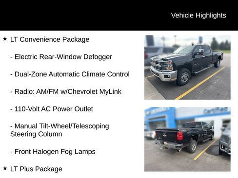 Used 2015 Chevrolet Silverado 2500 LT w/ LT Convenience Package AWD/4WD image 14