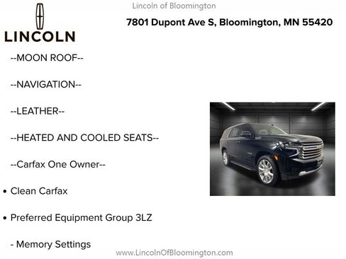 Used 2024 Chevrolet Tahoe High Country image 5