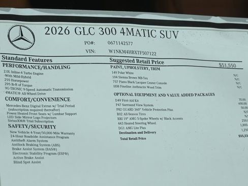 Used 2026 Mercedes-Benz GLC 300 4MATIC image 28