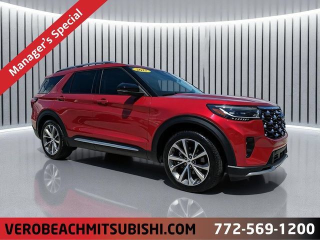 Used 2025 Ford Explorer Platinum w/ Ultimate Package RWD image 1