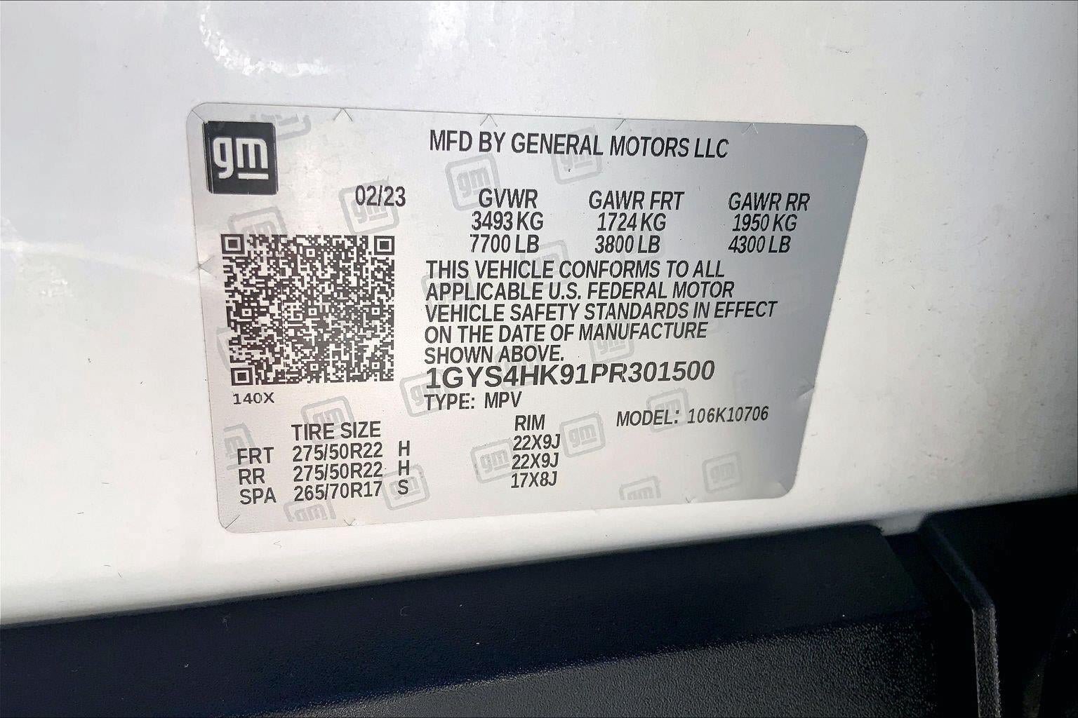 Certified 2023 Cadillac Escalade V AWD/4WD image 34