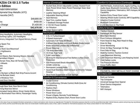 Certified 2024 MAZDA CX-50 Meridian Edition AWD/4WD image 5