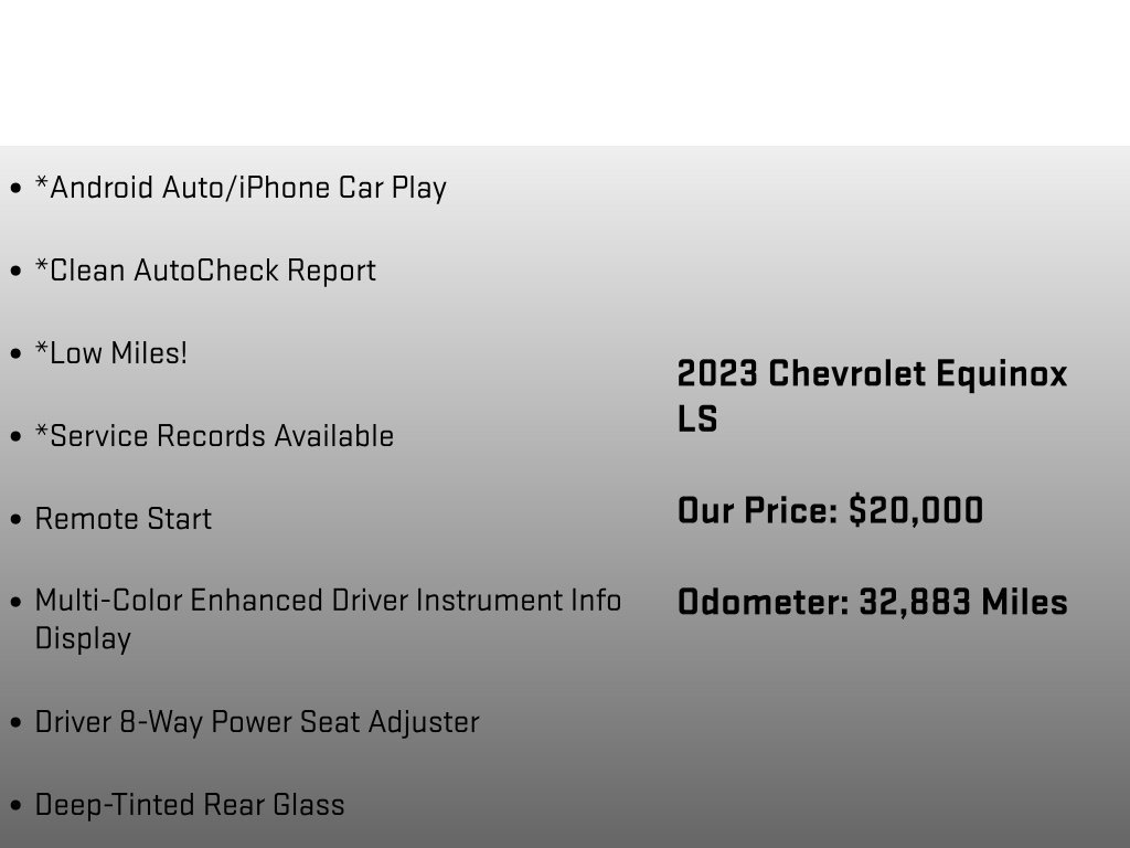 Used 2023 Chevrolet Equinox LS w/ LS Convenience Package AWD/4WD image 12