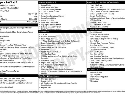 Used 2024 Toyota RAV4 XLE image 2