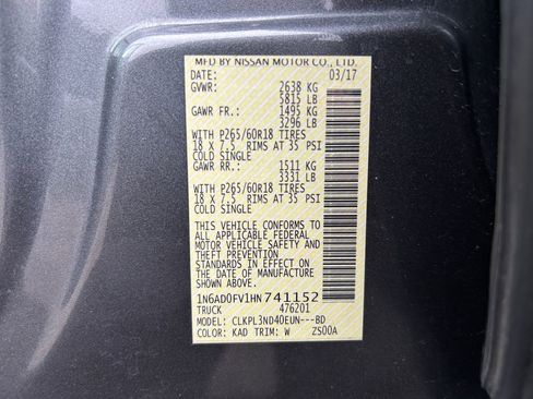 Used 2017 Nissan Frontier SL image 34