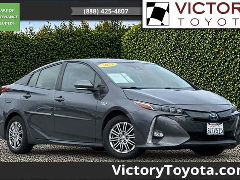Certified 2021 Toyota Prius Prime Limited FWD image 1