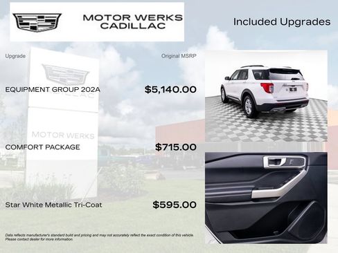 Used 2020 Ford Explorer XLT w/ Equipment Group 202A AWD/4WD image 8