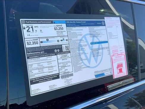New 2026 Volkswagen Atlas SEL Premium R-Line AWD/4WD image 14