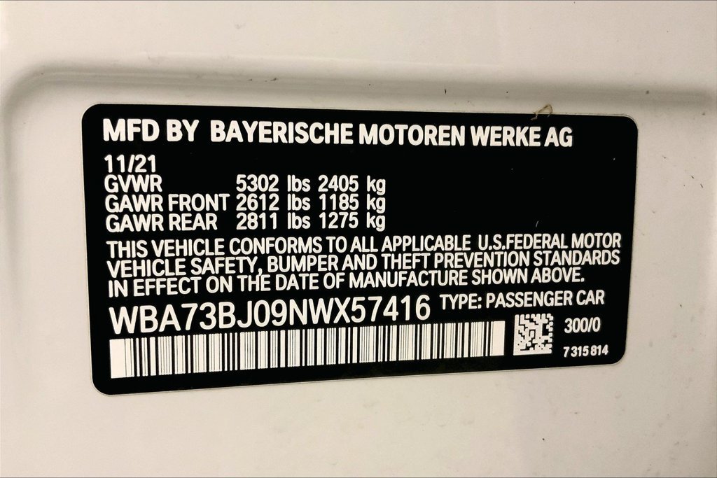 Used 2022 BMW 540i xDrive w/ Convenience Package AWD/4WD image 32