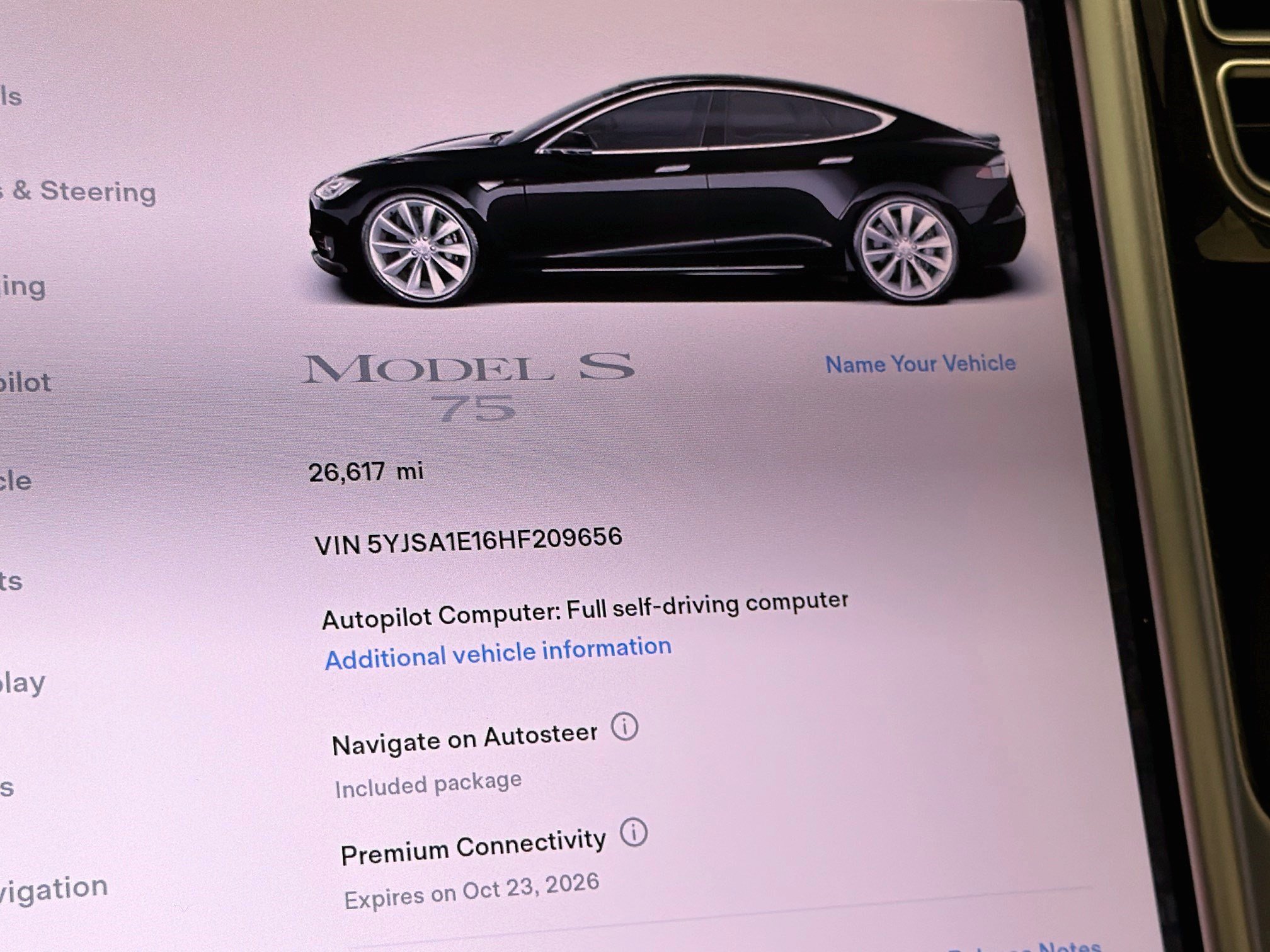 Used 2017 Tesla Model S 75 RWD image 8