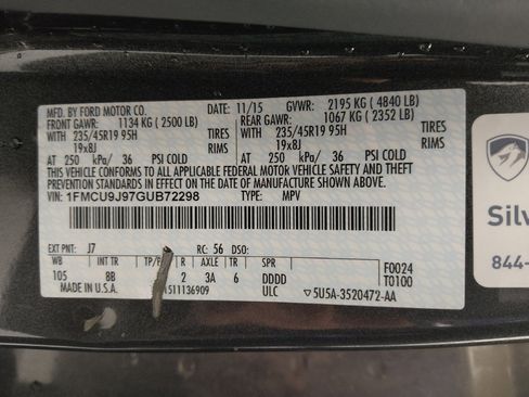 Used 2016 Ford Escape Titanium w/ Equipment Group 301A image 33