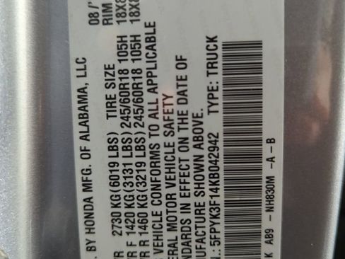 Used 2019 Honda Ridgeline Sport image 25