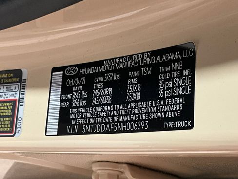 Used 2022 Hyundai Santa Cruz SEL Premium w/ Cargo Package image 31