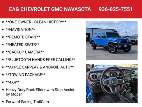 Used 2022 Jeep Gladiator Overland w/ LED Lighting Group AWD/4WD image 4