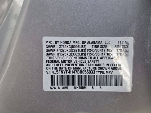 Used 2011 Honda Pilot EX image 59