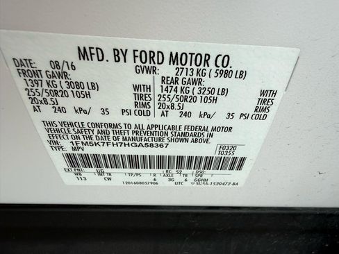 Used 2017 Ford Explorer Limited FWD image 16