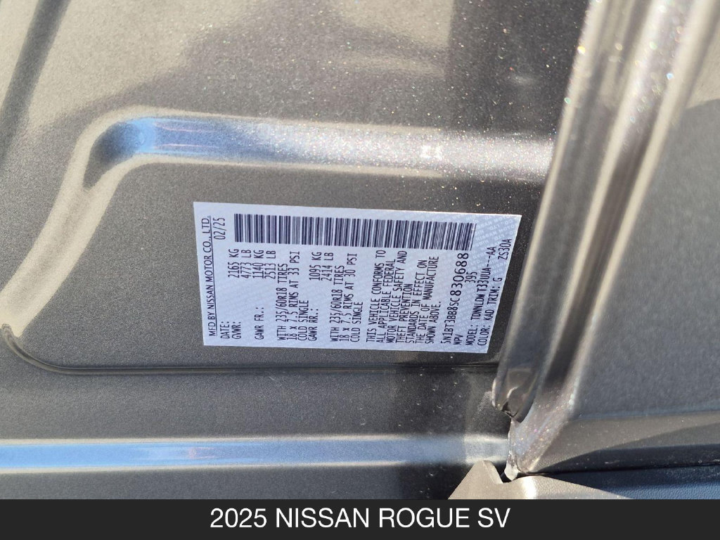 Certified 2025 Nissan Rogue SV AWD/4WD image 25