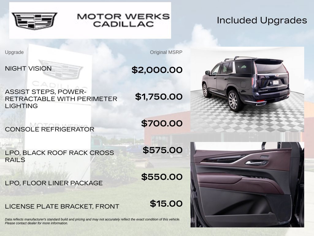 Used 2024 Cadillac Escalade Premium Luxury Platinum w/ LPO, Floor Liner Package AWD/4WD image 8