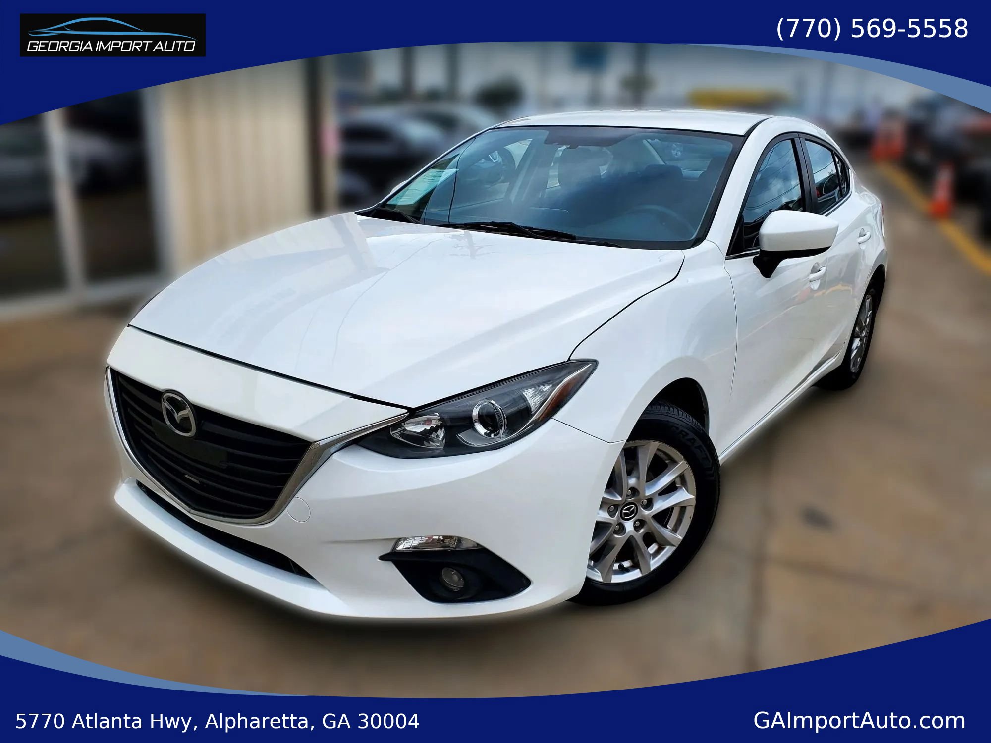 Used 2016 MAZDA MAZDA3 i Sport w/ Preferred Equipment Package FWD image 1