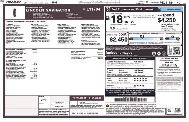 Used 2023 Lincoln Navigator Reserve AWD/4WD image 7
