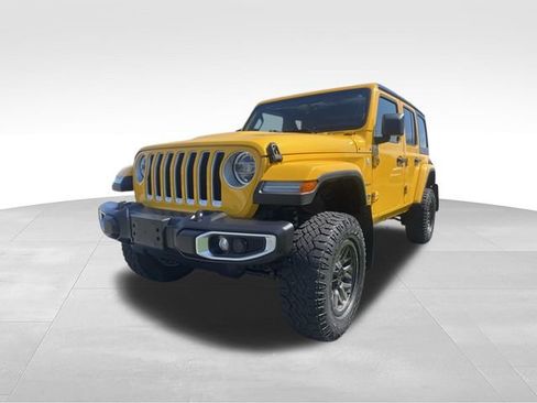 Used 2021 Jeep Wrangler Unlimited Sahara w/ Uconnect 4C Nav & Sound Group AWD/4WD image 7